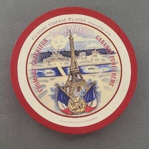 Restoration Hardware Classic Cheese Plates set of 4 -‎ 8" Diameter Plates